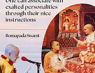 Romapada Swami on Association